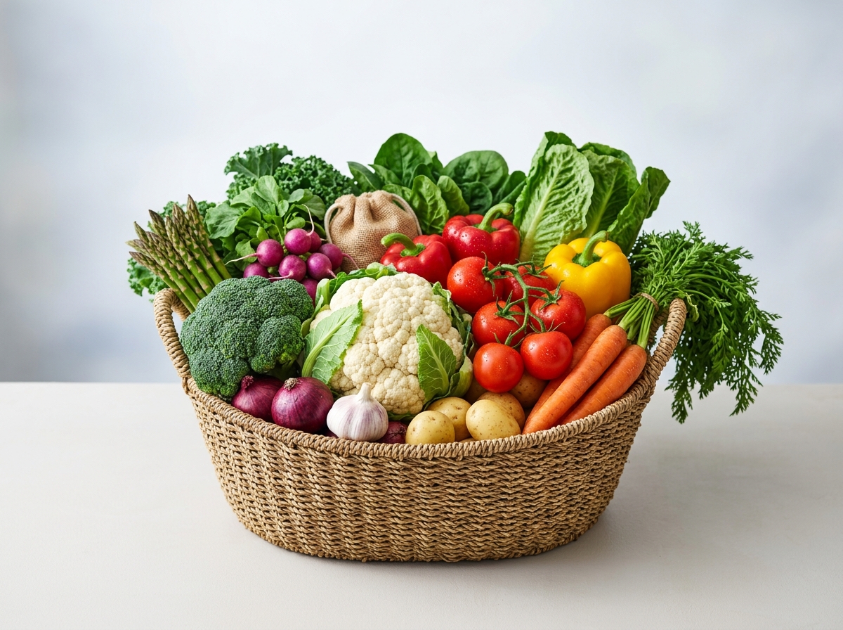 Fresh Farm Produce Wholesale Basket